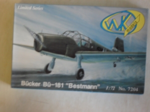 WK 1/72 7204 BUCKER Bu-181 BESTMANN